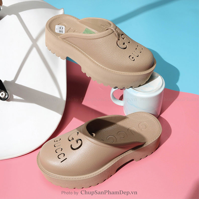 Dép Đúc Gucci Viền Slide Phong Cách Basic