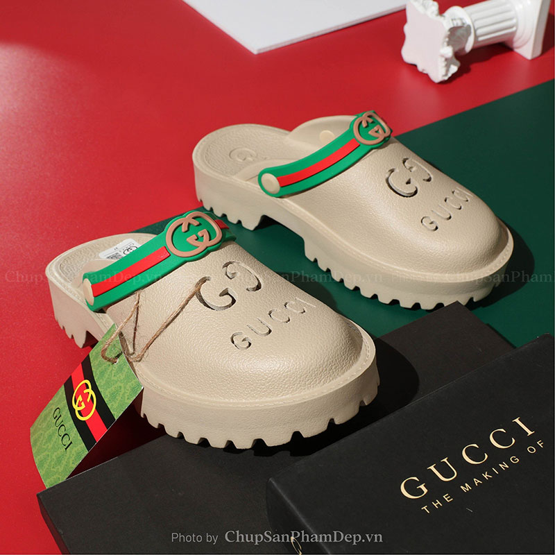 Dép Đúc Liệu Zin Quai Gucci Sang Trọng