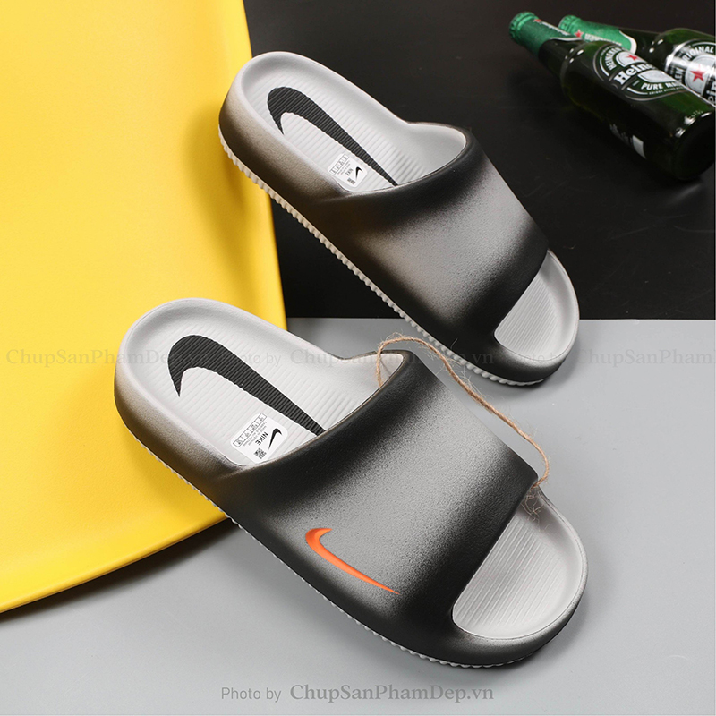 Dép Đúc Nike Calm Charm Màu Logo Thể Thao