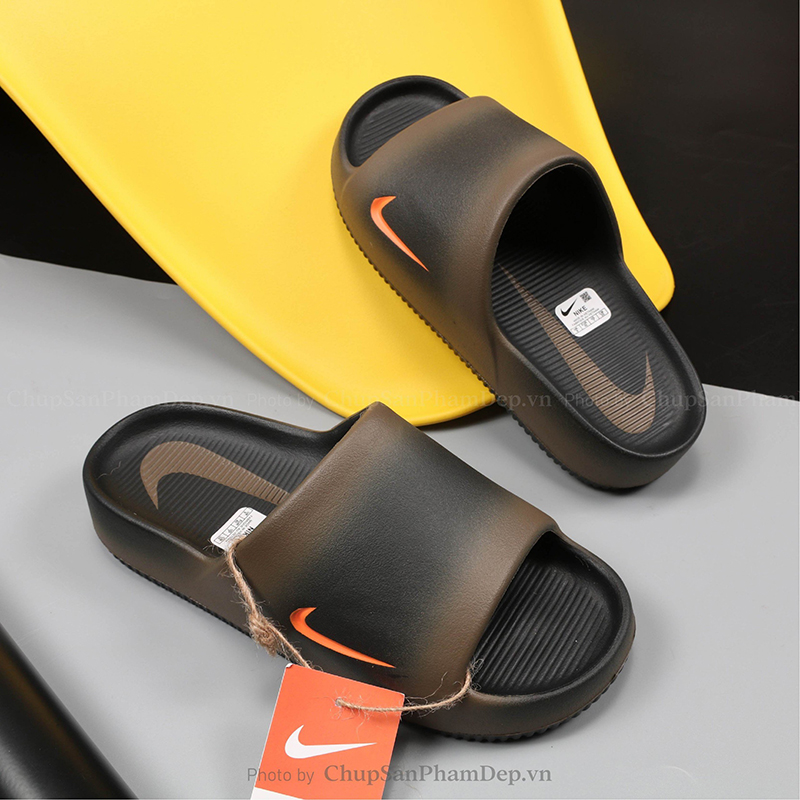 Dép Đúc Nike Calm Charm Màu Logo Thể Thao