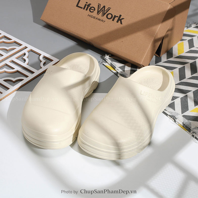 Dép Sục LifeWork Slide Màu Sắc Tươi Sáng