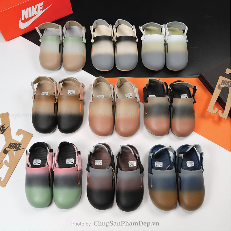 Dép Sục Quai Hậu Nike Calm MIx Màu Cao Cấp