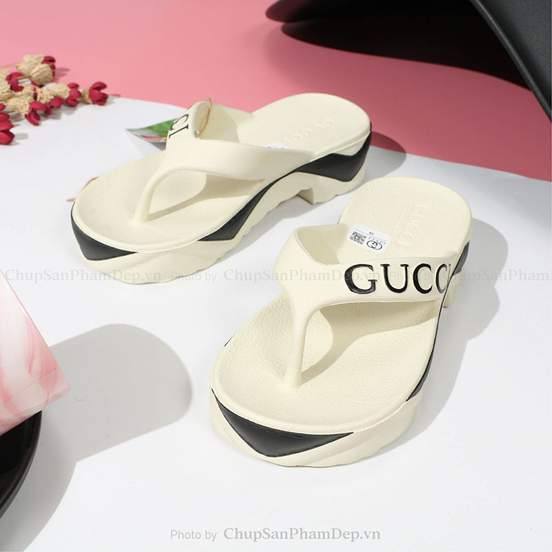 Dép Xỏ Ngón Gucci Viền Màu Tinh Tế