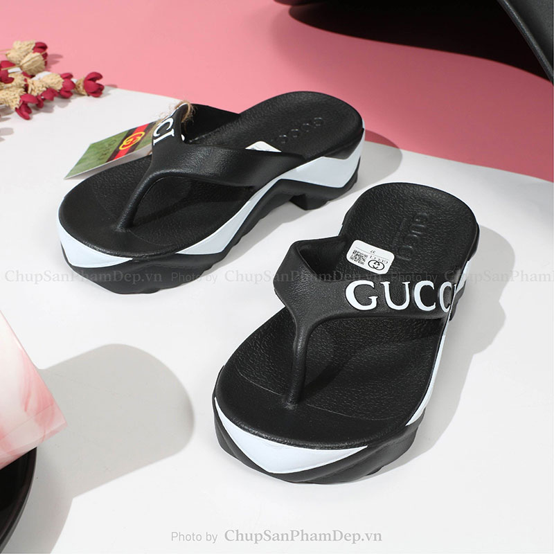 Dép Xỏ Ngón Gucci Viền Màu Tinh Tế