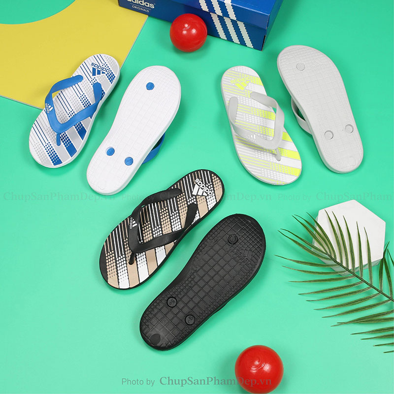 Dép Xỏ Ngón Adidas Slides Màu Thể Thao