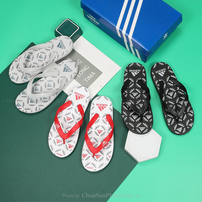 Dép Xỏ Ngón Họa Tiết Adidas Bắt Mắt