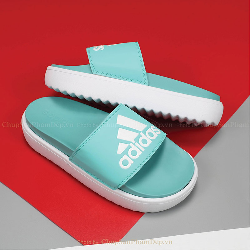 Dép Bản Plus Platform Adidas Màu Hiện Đại