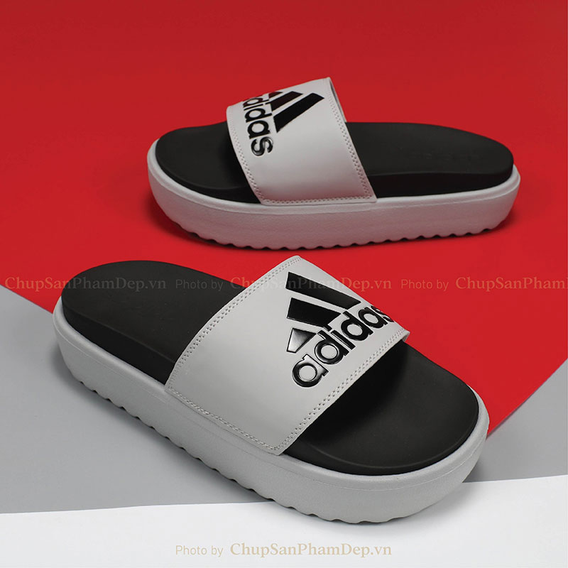 Dép Bản Plus Platform Adidas Màu Hiện Đại