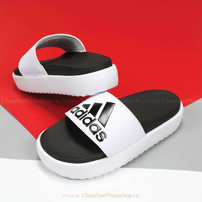 Dép Bản Plus Platform Adidas Màu Hiện Đại