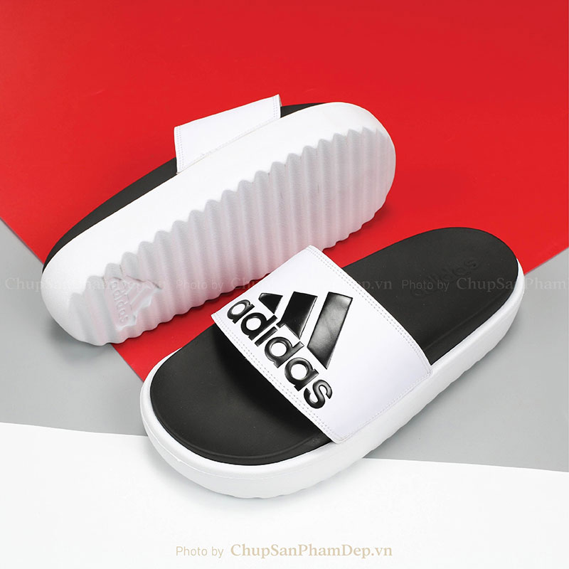 Dép Bản Plus Platform Adidas Màu Hiện Đại