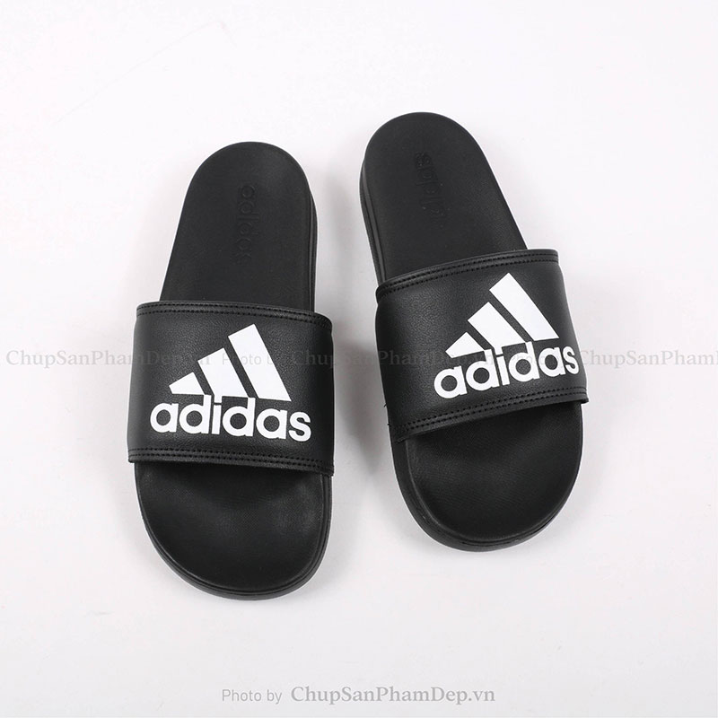 Dép Bản Plus Adidas Trắng Phong Cách Basic