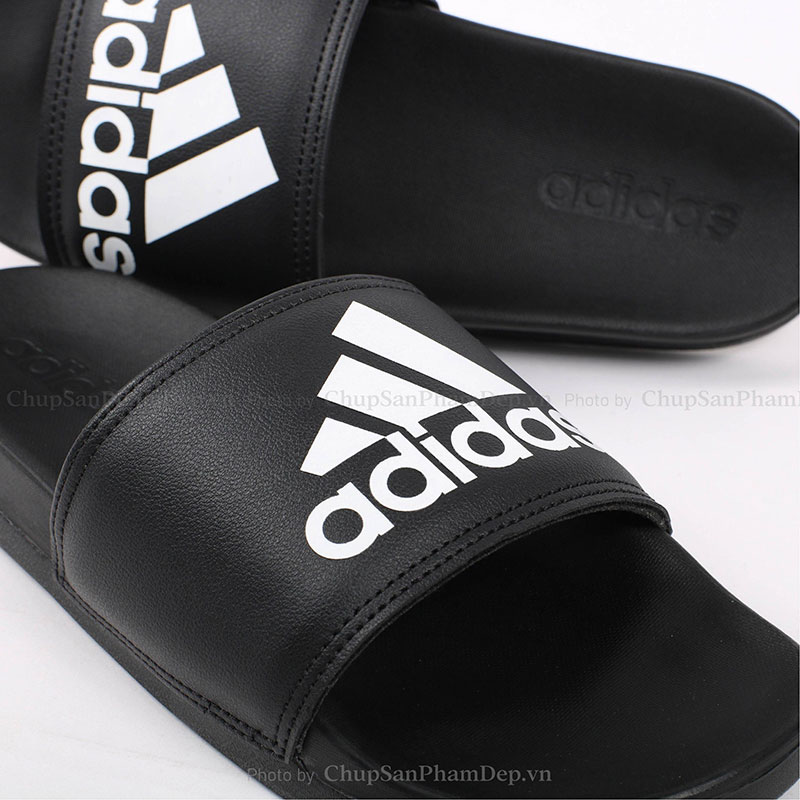 Dép Bản Plus Adidas Trắng Phong Cách Basic