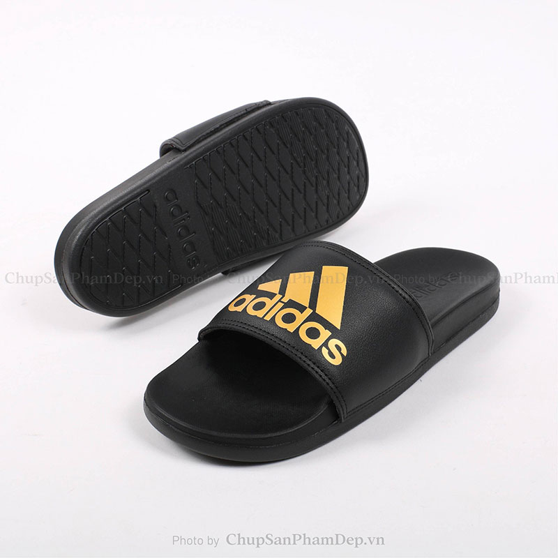 Dép Bản Plus Adidas Vàng Sang Trọng