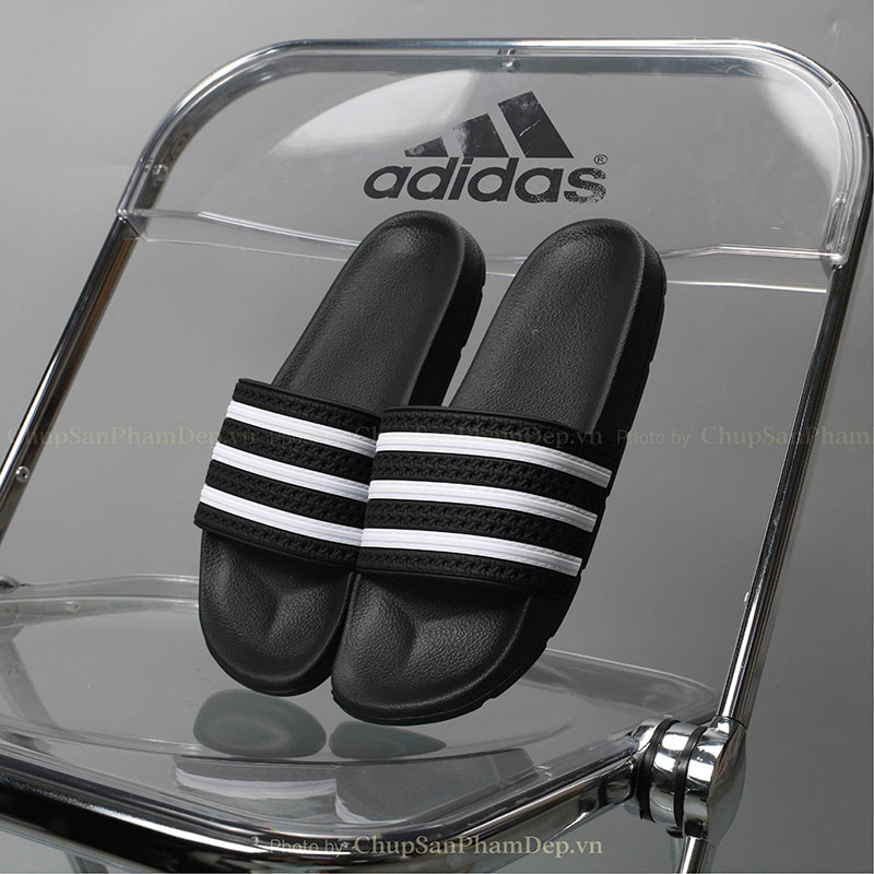 Dép Bản Quai Úp IPI Adidas Sọc Thể Thao