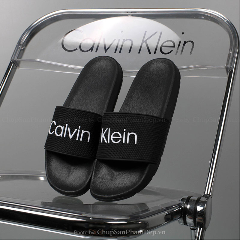 Dép Bản Quai Úp IPI Chữ Calvin Klein Sắc Nét