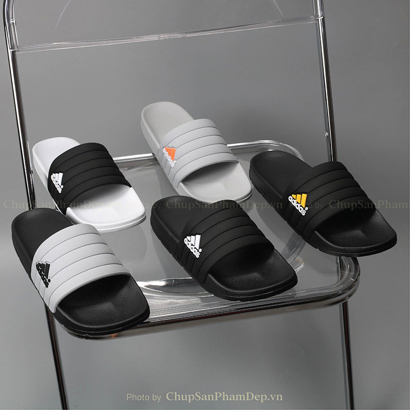 Dép Bản Quai Úp IPI Logo Adidas Màu Nổi Bật