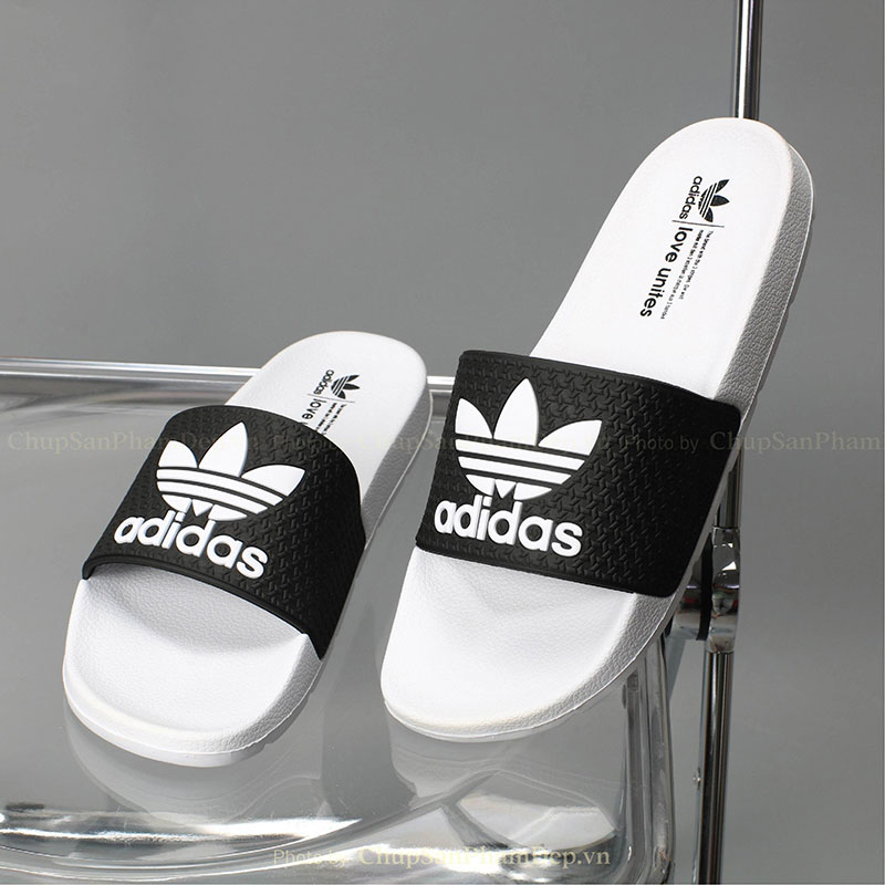 Dép Bản Quai Úp IPI Logo Adidas Trẻ Trung