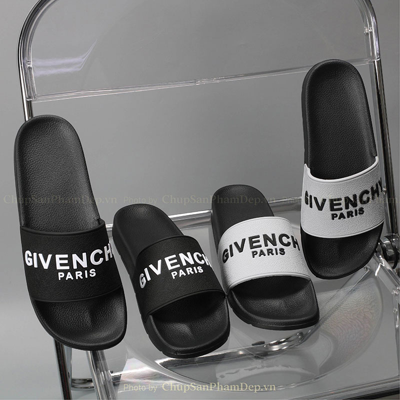 Dép Bản Quai Úp IPI Logo Givenchy Paris Sang Trọng