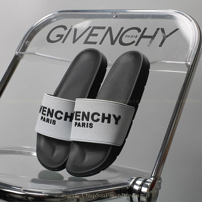 Dép Bản Quai Úp IPI Logo Givenchy Paris Sang Trọng