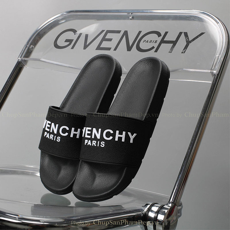 Dép Bản Quai Úp IPI Logo Givenchy Paris Sang Trọng