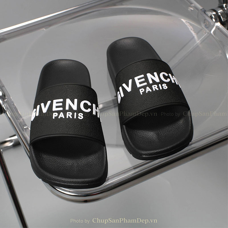 Dép Bản Quai Úp IPI Logo Givenchy Paris Sang Trọng