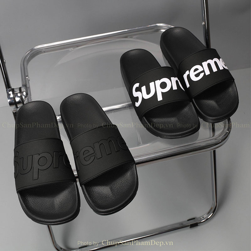 Dép Bản Quai Úp IPI Logo Supreme Cá Tính