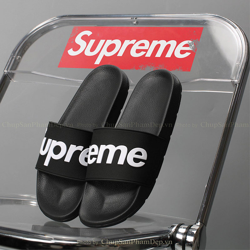 Dép Bản Quai Úp IPI Logo Supreme Cá Tính