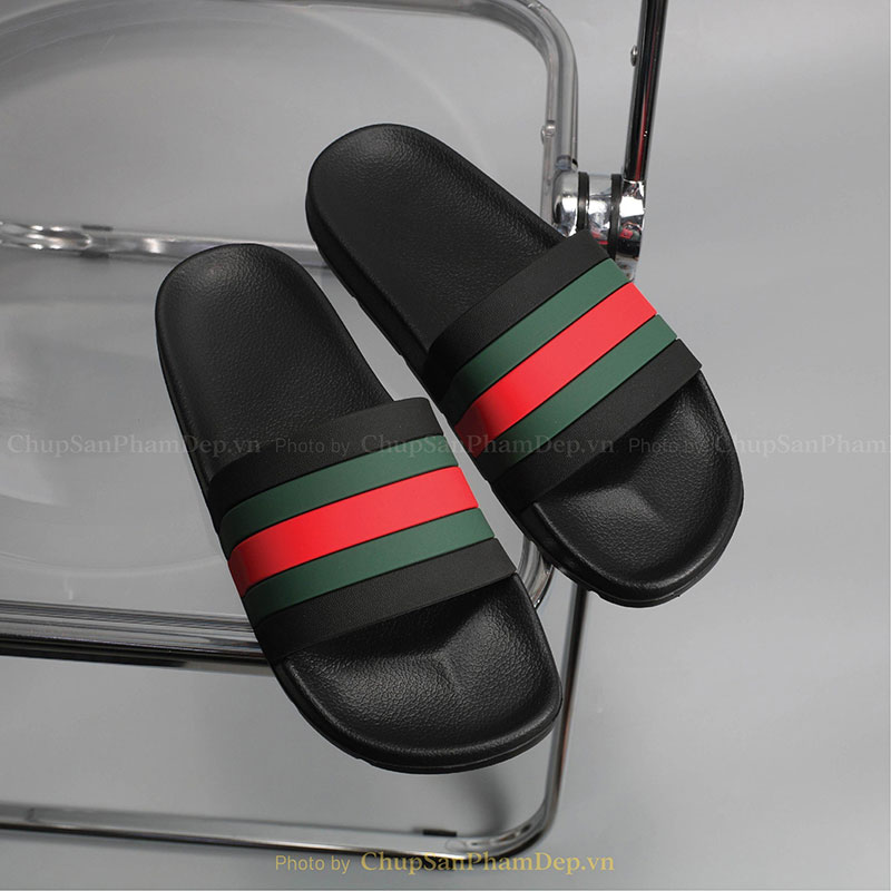 Dép Bản Quai Úp IPI Slides Gucci Thanh Lịch