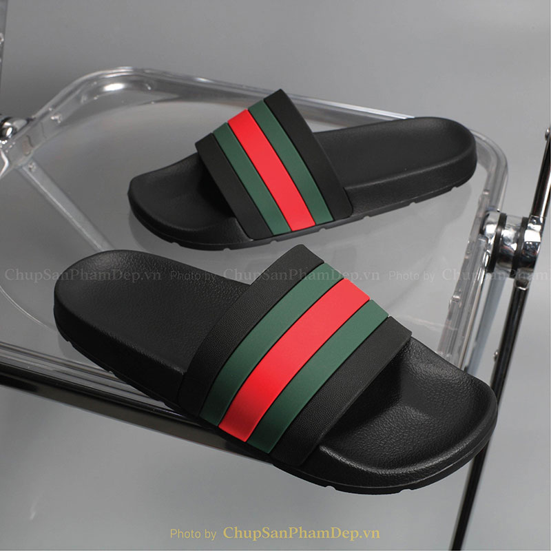 Dép Bản Quai Úp IPI Slides Gucci Thanh Lịch