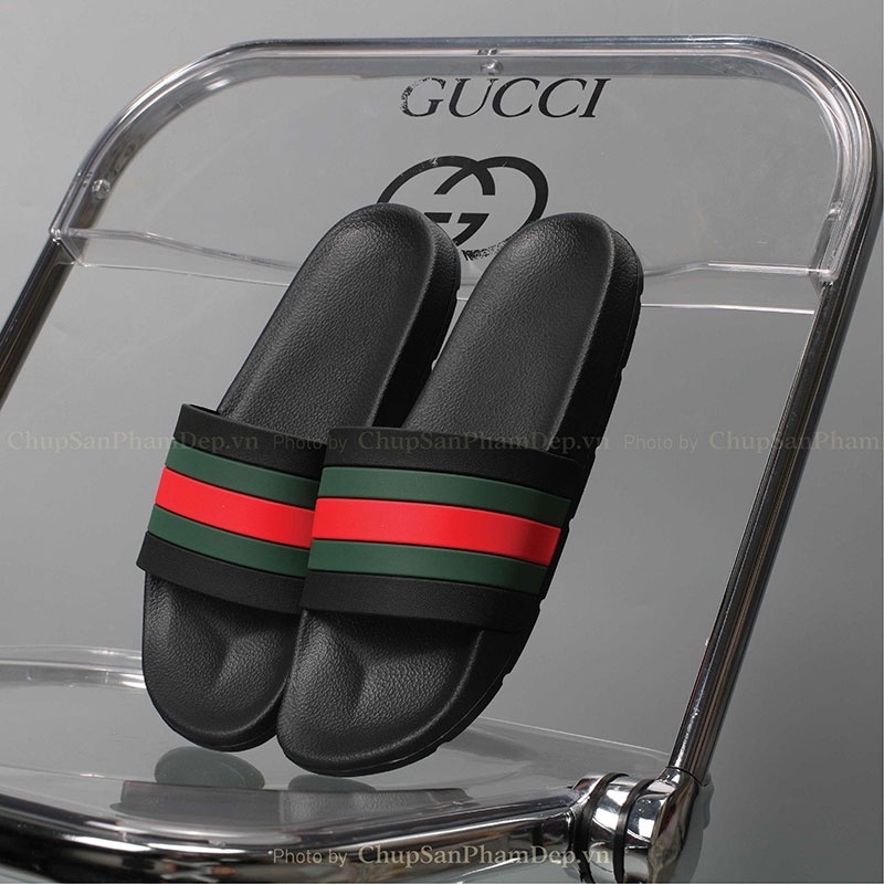 Dép Bản Quai Úp IPI Slides Gucci Thanh Lịch