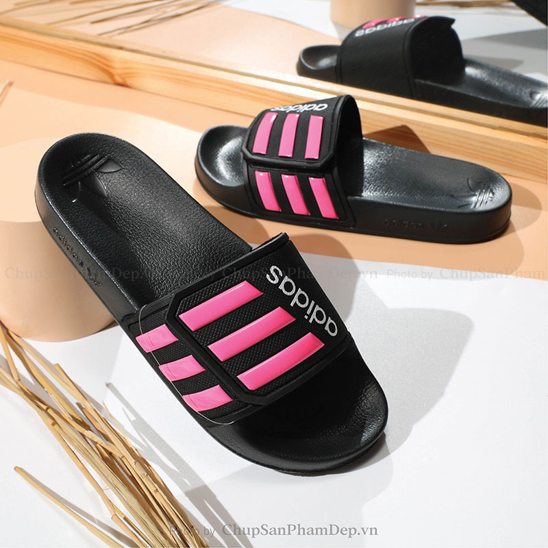 Dép Quai Dán Xé Logo Adidas Quai Màu Nổi Bật