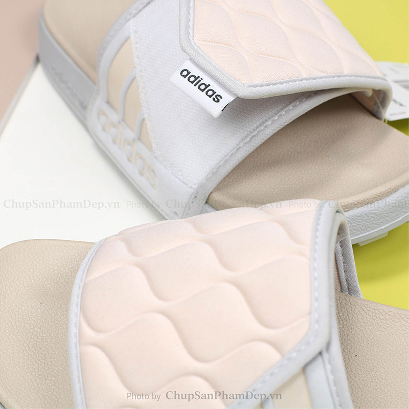 Dép Quai Ngang Dán Xé Adidas Hoa Văn 3D Chất Lượng Cao