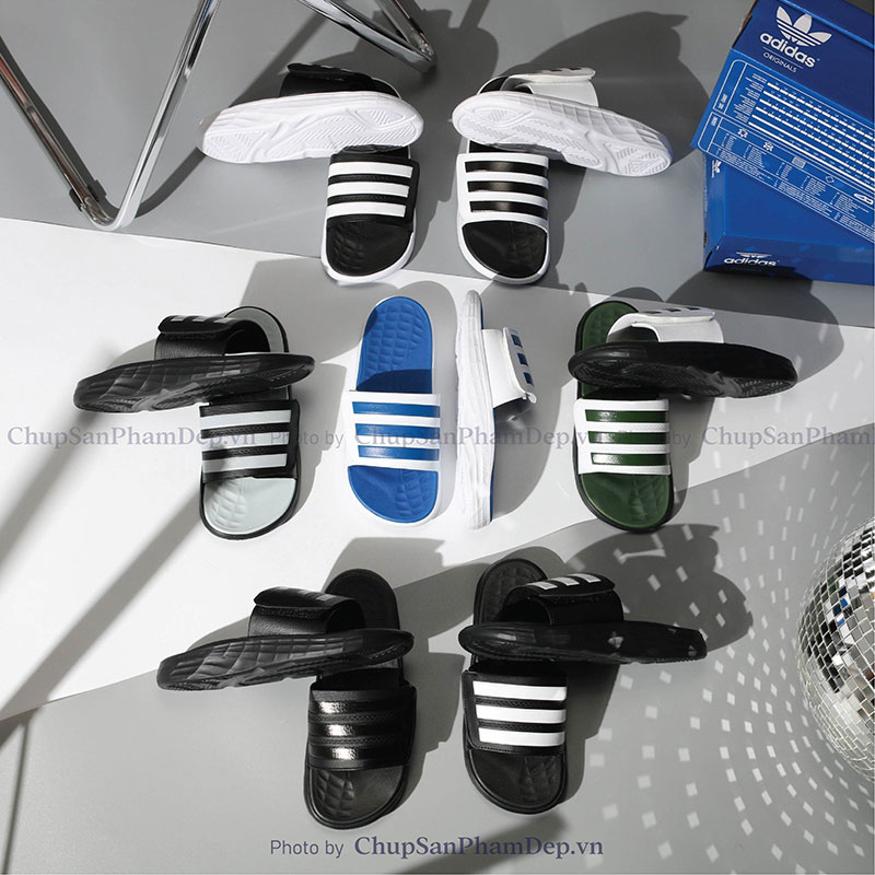 Dép Quai Ngang Dán Xé Adidas Thoải Mái