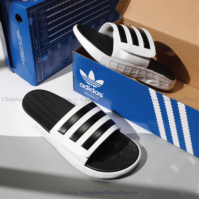 Dép Quai Ngang Dán Xé Adidas Thoải Mái