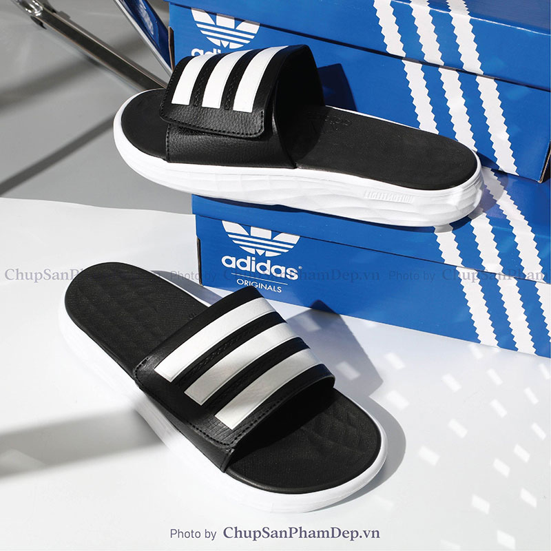 Dép Quai Ngang Dán Xé Adidas Thoải Mái