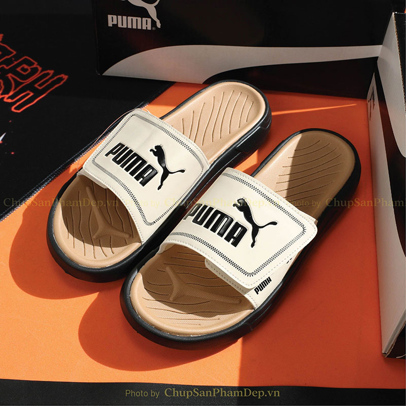 Dép Quai Ngang Dán Xé Puma Thể Thao