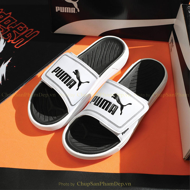 Dép Quai Ngang Dán Xé Puma Thể Thao