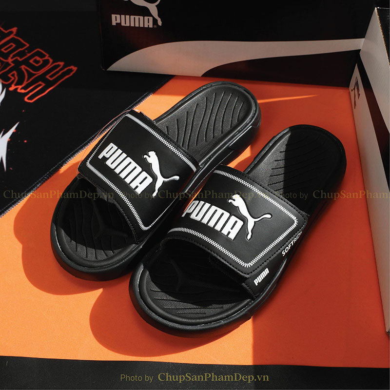 Dép Quai Ngang Dán Xé Puma Thể Thao