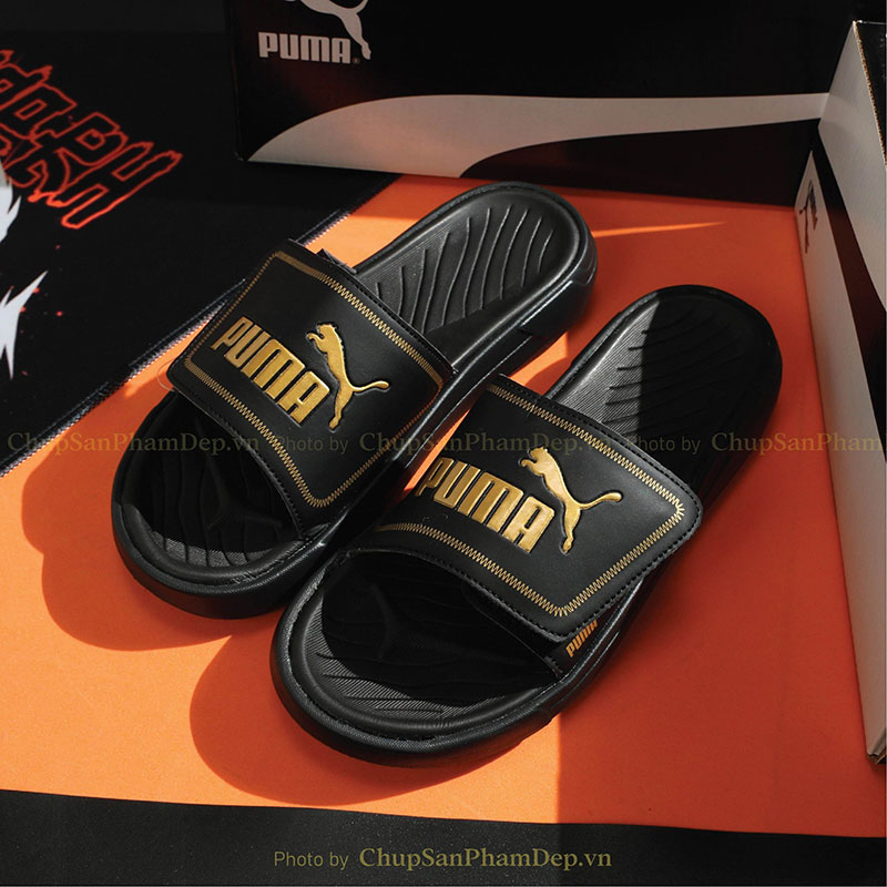 Dép Quai Ngang Dán Xé Puma Thể Thao