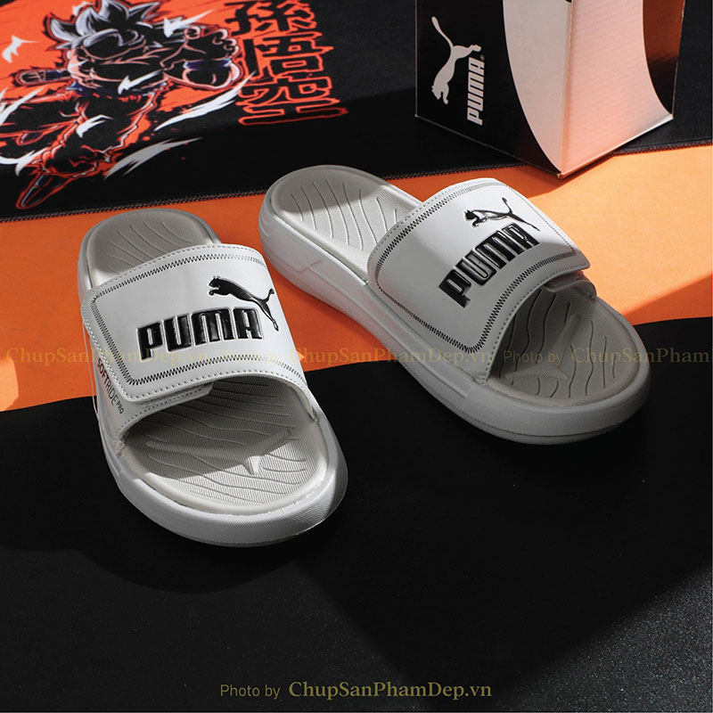 Dép Quai Ngang Dán Xé Puma Thể Thao