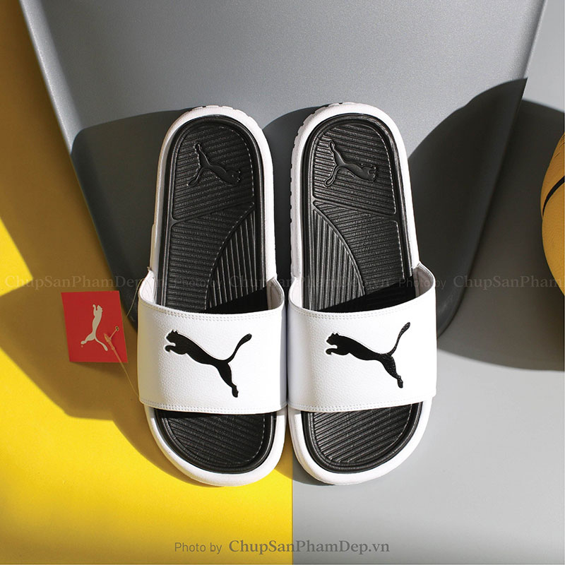 Dép Quai Ngang Logo Puma Màu Thiết Kế Mới