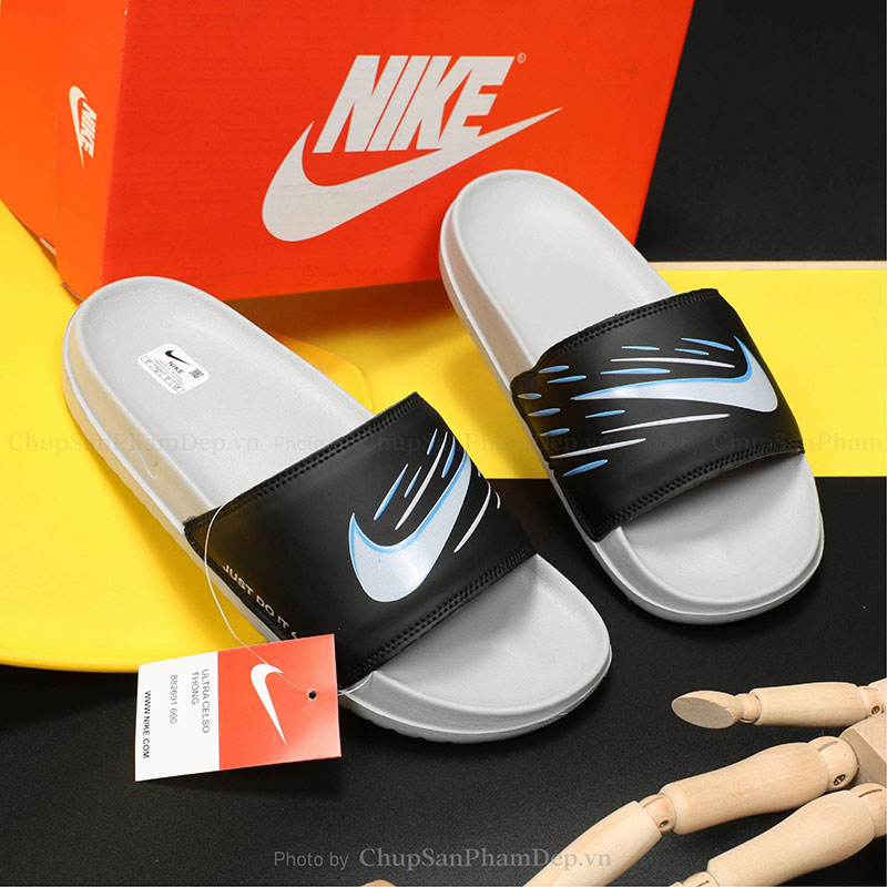 Dép Quai Ngang Nike Họa Tiết Cá Tính