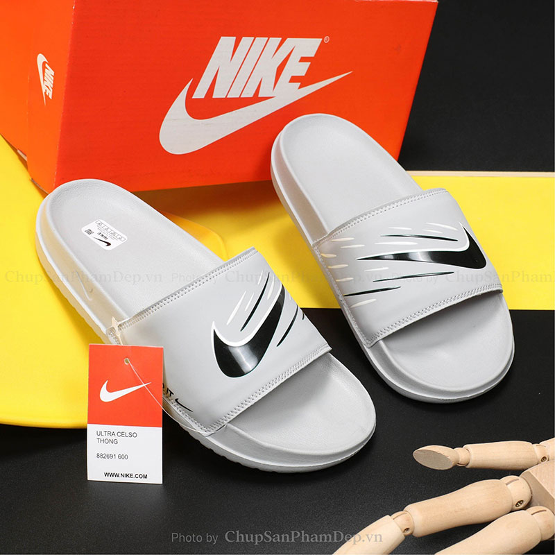 Dép Quai Ngang Nike Họa Tiết Cá Tính