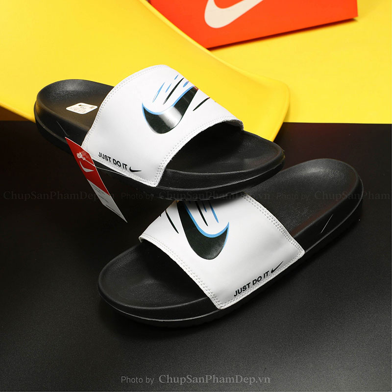 Dép Quai Ngang Nike Họa Tiết Cá Tính