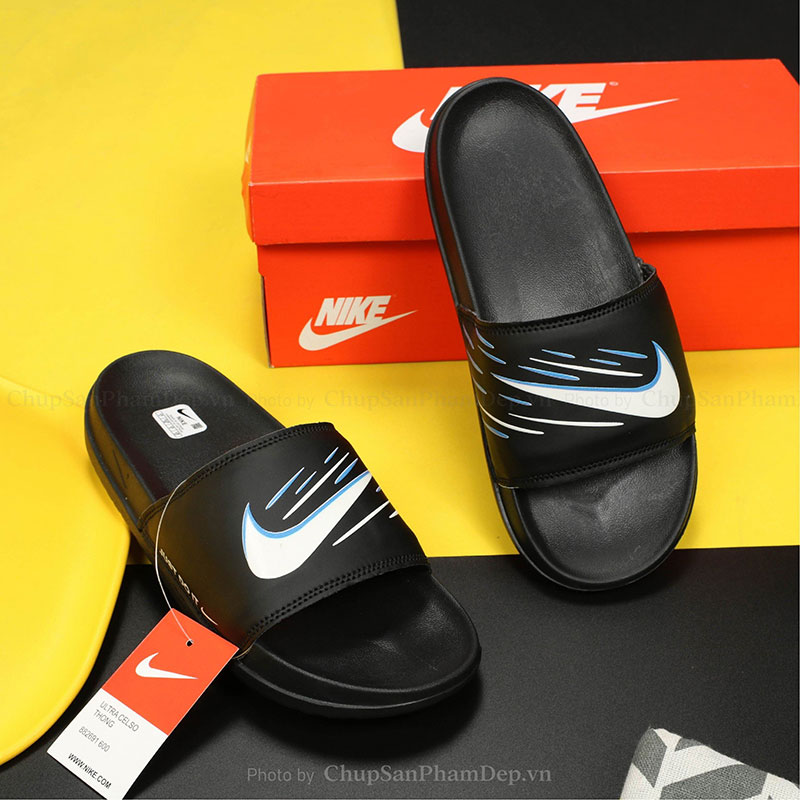 Dép Quai Ngang Nike Họa Tiết Cá Tính