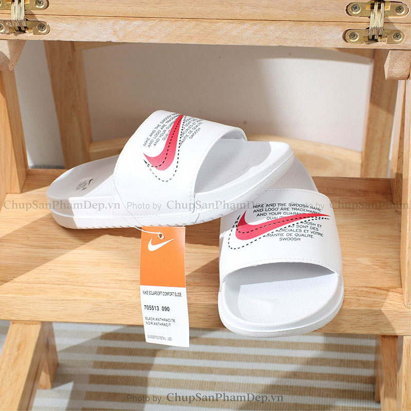 Dép Quai Ngang Phối Màu Móc Nike Baby Xinh Xắn