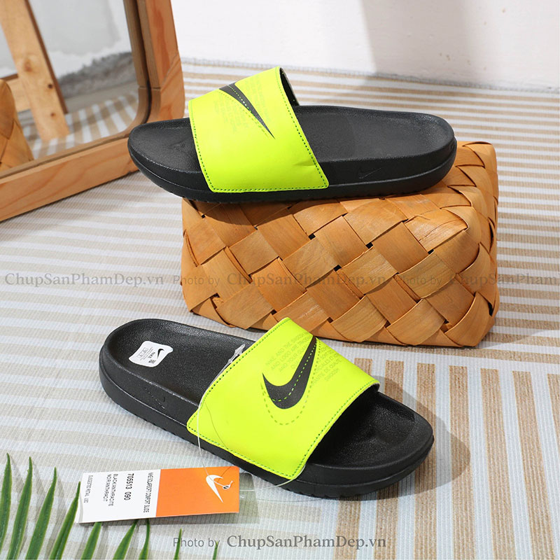 Dép Quai Ngang Phối Màu Móc Nike Nữ Tươi Trẻ