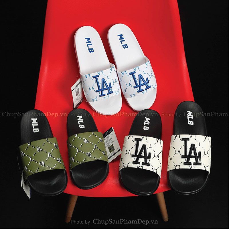 Dép Quai Ngang MLB LA Slides Tinh Tế