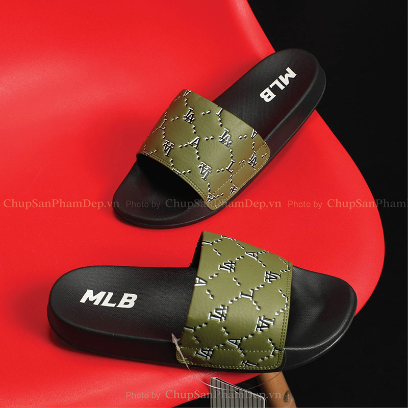 Dép Quai Ngang MLB LA Slides Tinh Tế