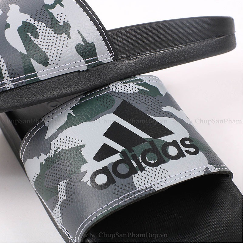 Dép Plus Quai Úp Adidas Camo Xám Chất Lượng Cao